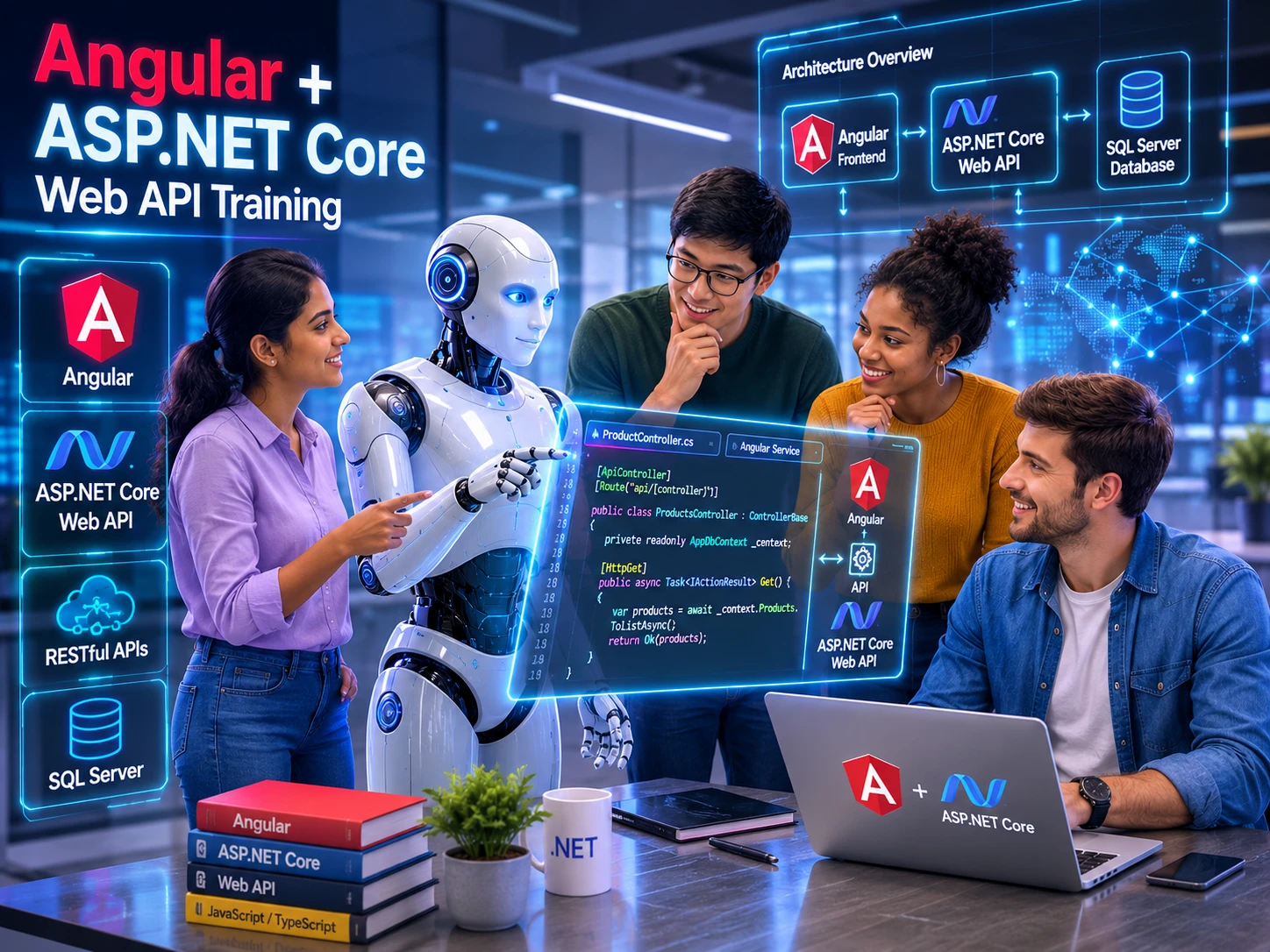 ASP.NET Core Angular Full Stack Course at Wisen IT Solutions Chennai