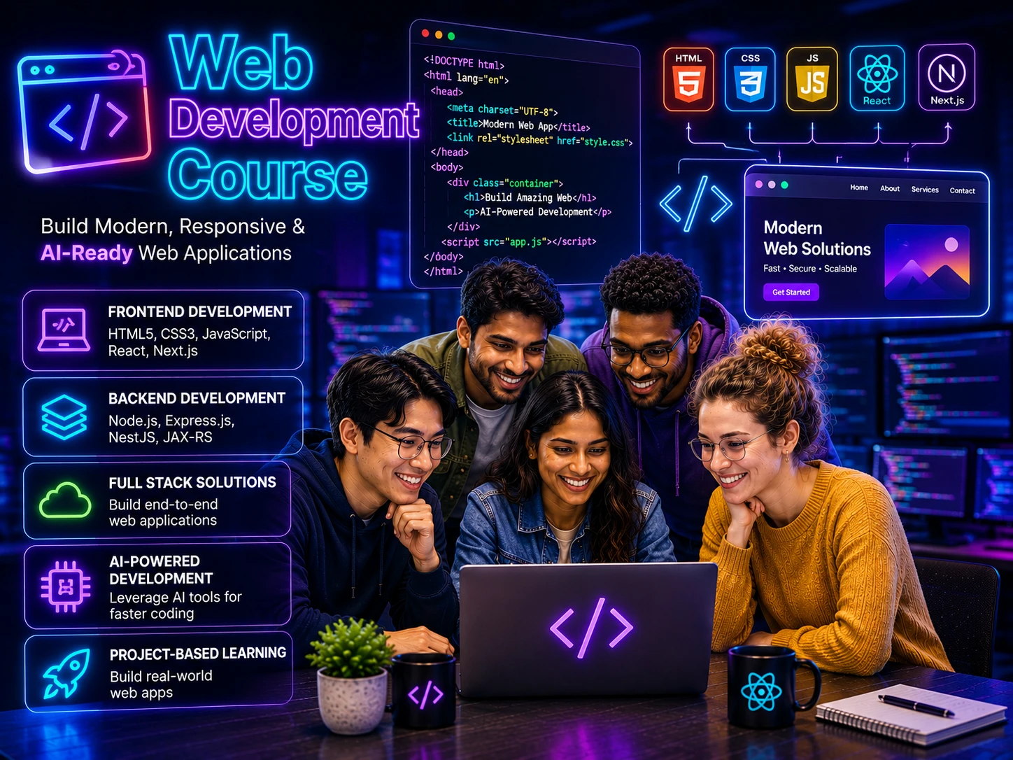 Web Development Course at Wisen IT Solutions Chennai